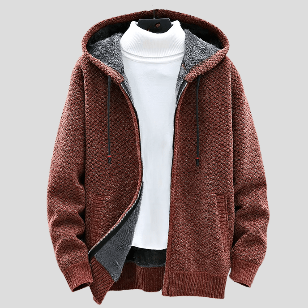 HENDERSON™ | Knit-Outer Fleece Hoodie