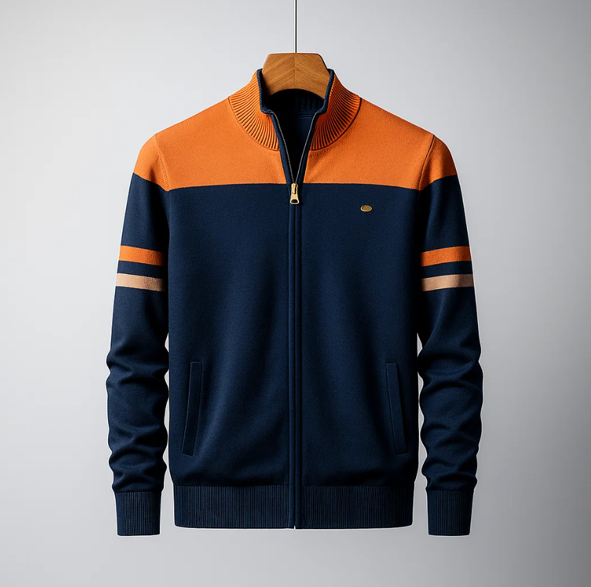 HENDERSON™ | Color-Block Zip-Up