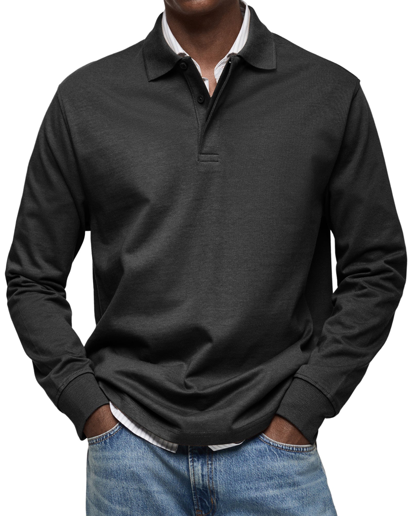 HENDERSON™ | Long Sleeve Polo Shirt