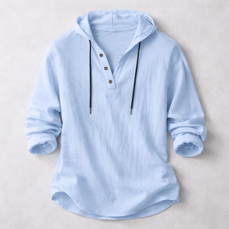 HENDERSON™ | Hooded Henley Shirt
