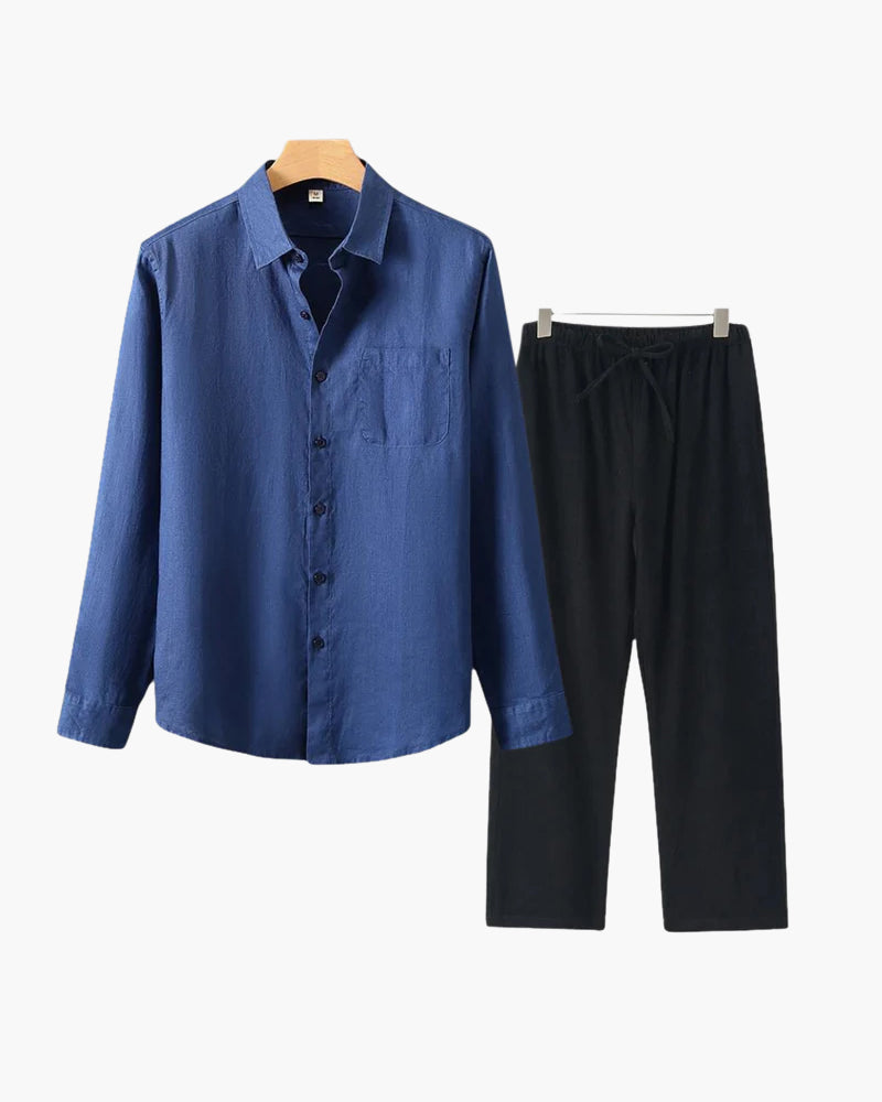 HENDERSON™ | Long-sleeve linen set