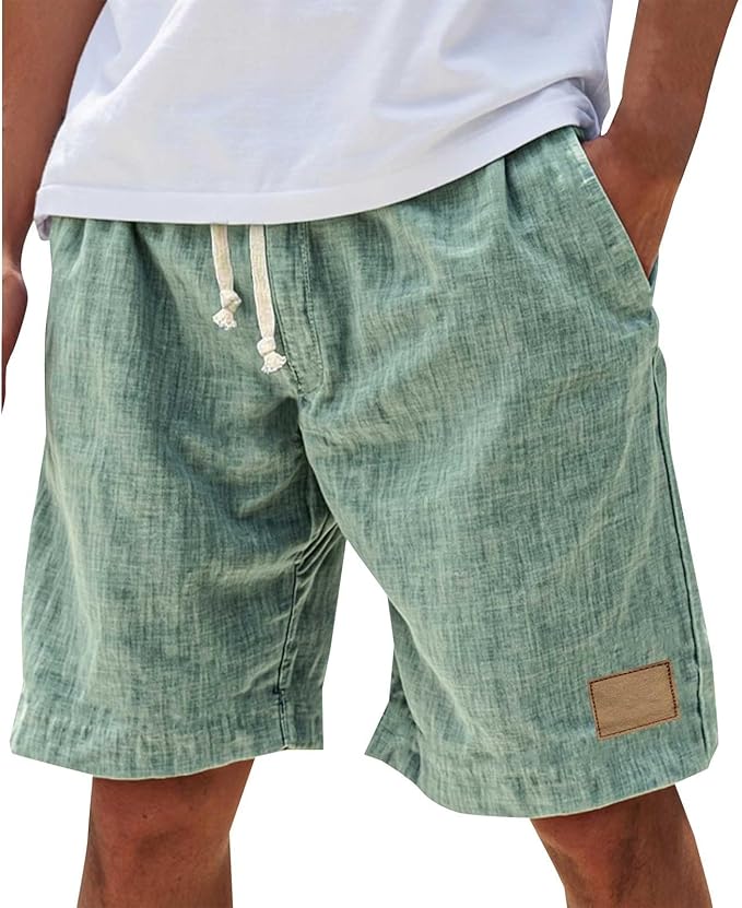 HENDERSON™ | Lace-up cotton shorts