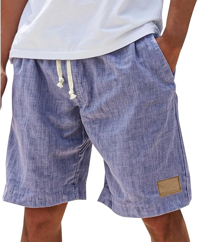 HENDERSON™ | Lace-up cotton shorts