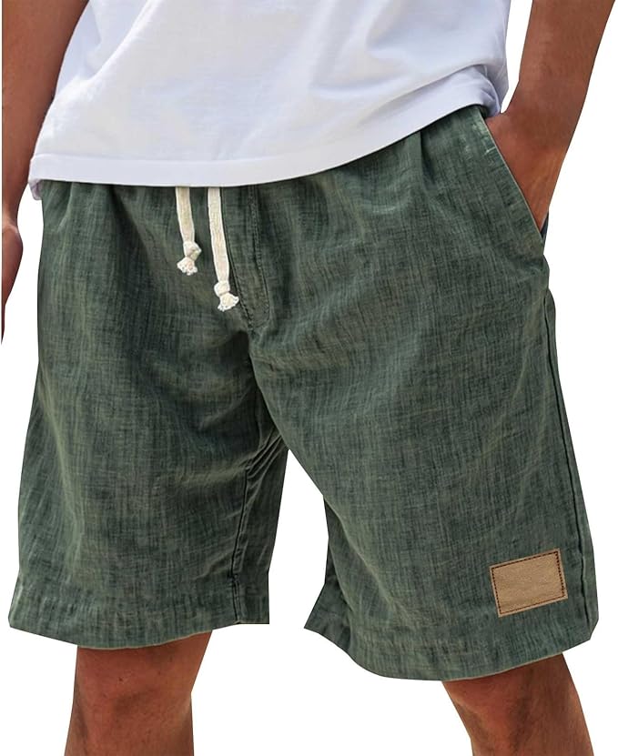 HENDERSON™ | Lace-up cotton shorts