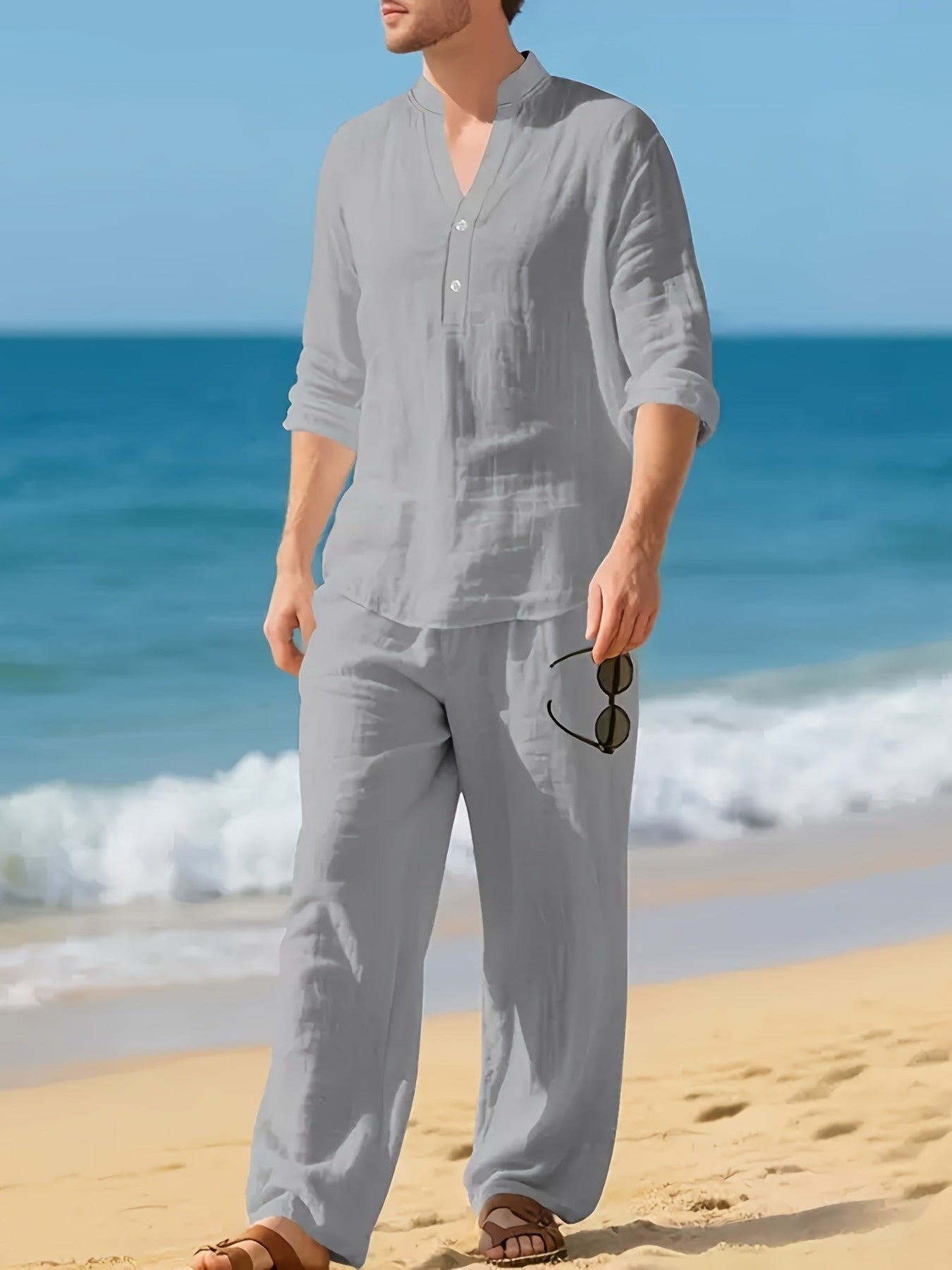 HENDERSON™ | Men's Woven Linen Co-Ord Set