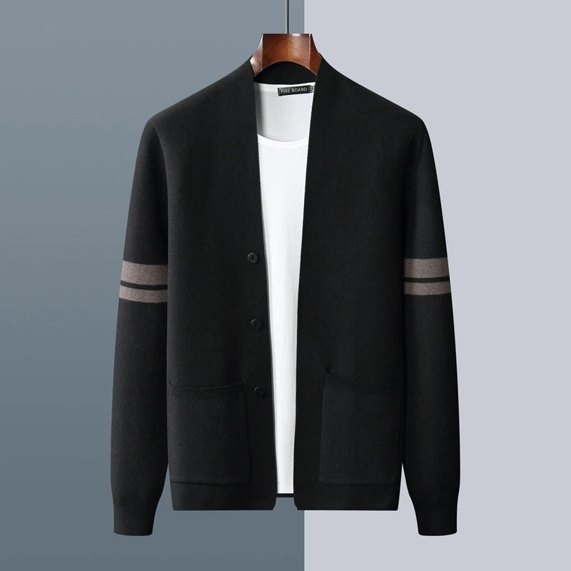 HENDERSON™ | Merino Stripe Cardigan