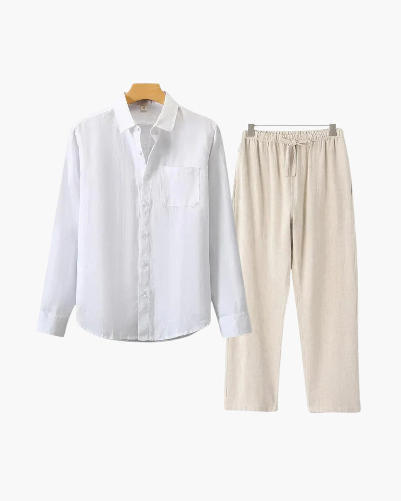 HENDERSON™ | Long-sleeve linen set