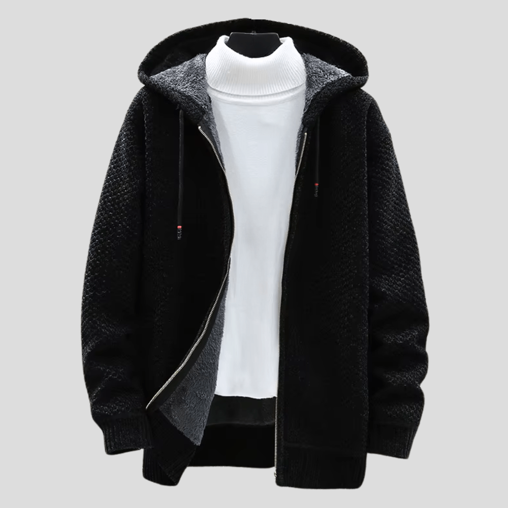 HENDERSON™ | Knit-Outer Fleece Hoodie