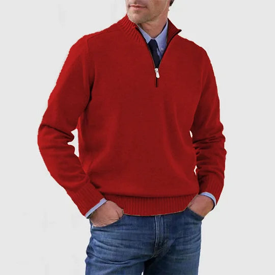 HENDERSON™ | Anti-Pill Mid-Zip Knit