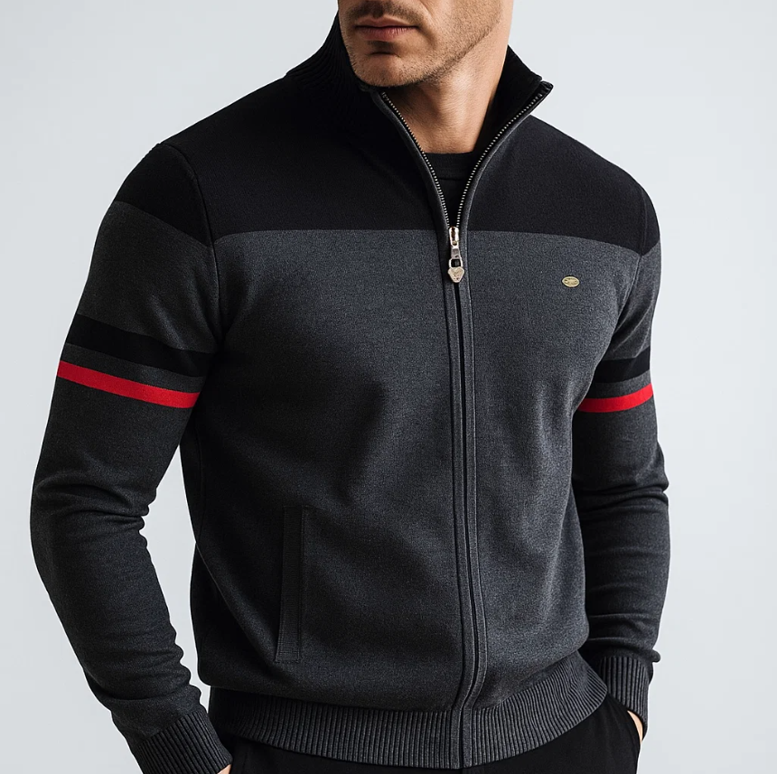 HENDERSON™ | Color-Block Zip-Up