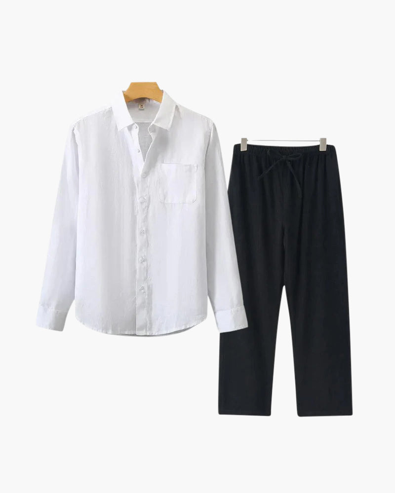 HENDERSON™ | Long-sleeve linen set