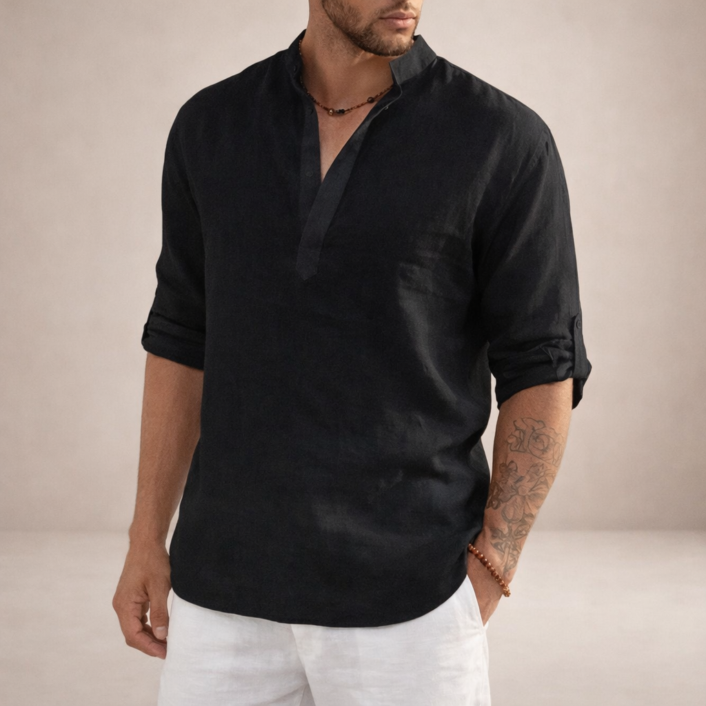 HENDERSON™ | Stand Collar Shirt