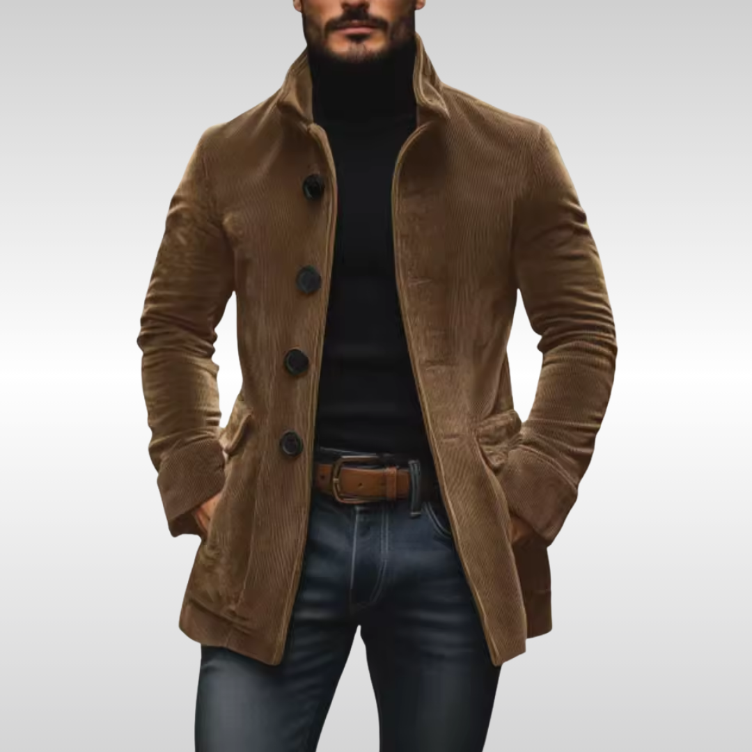 HENDERSON™ | Corduroy Button Jacket