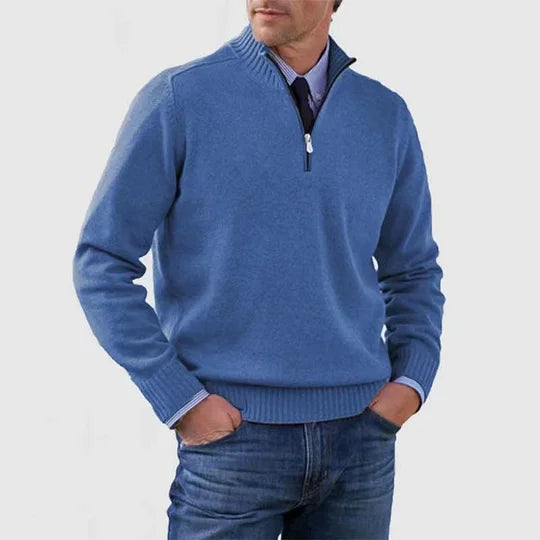HENDERSON™ | Anti-Pill Mid-Zip Knit