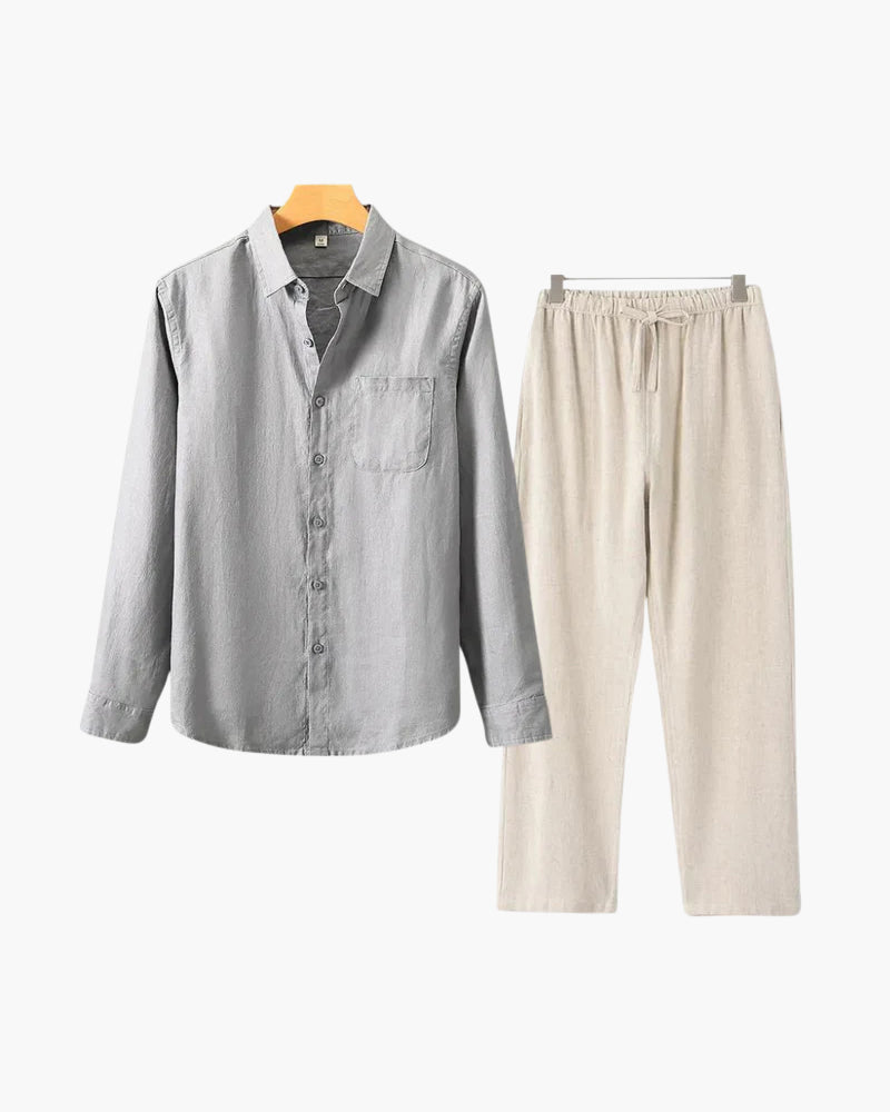 HENDERSON™ | Long-sleeve linen set