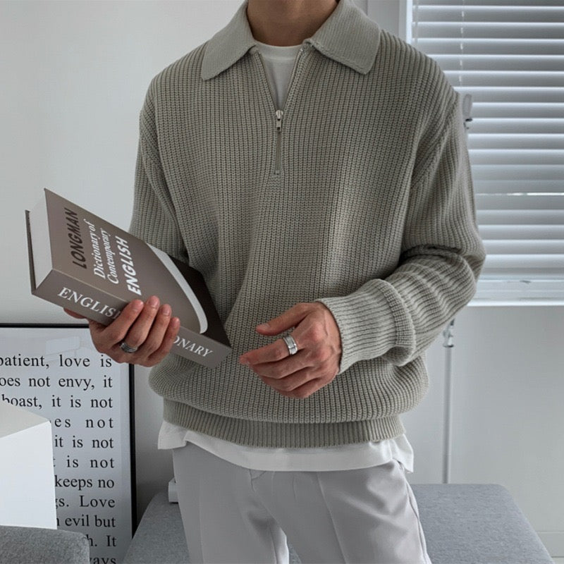 HENDERSON™ | Rason Zipped Sweater
