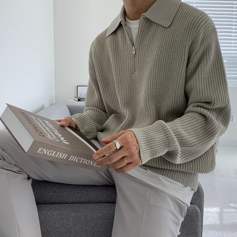 HENDERSON™ | Rason Zipped Sweater