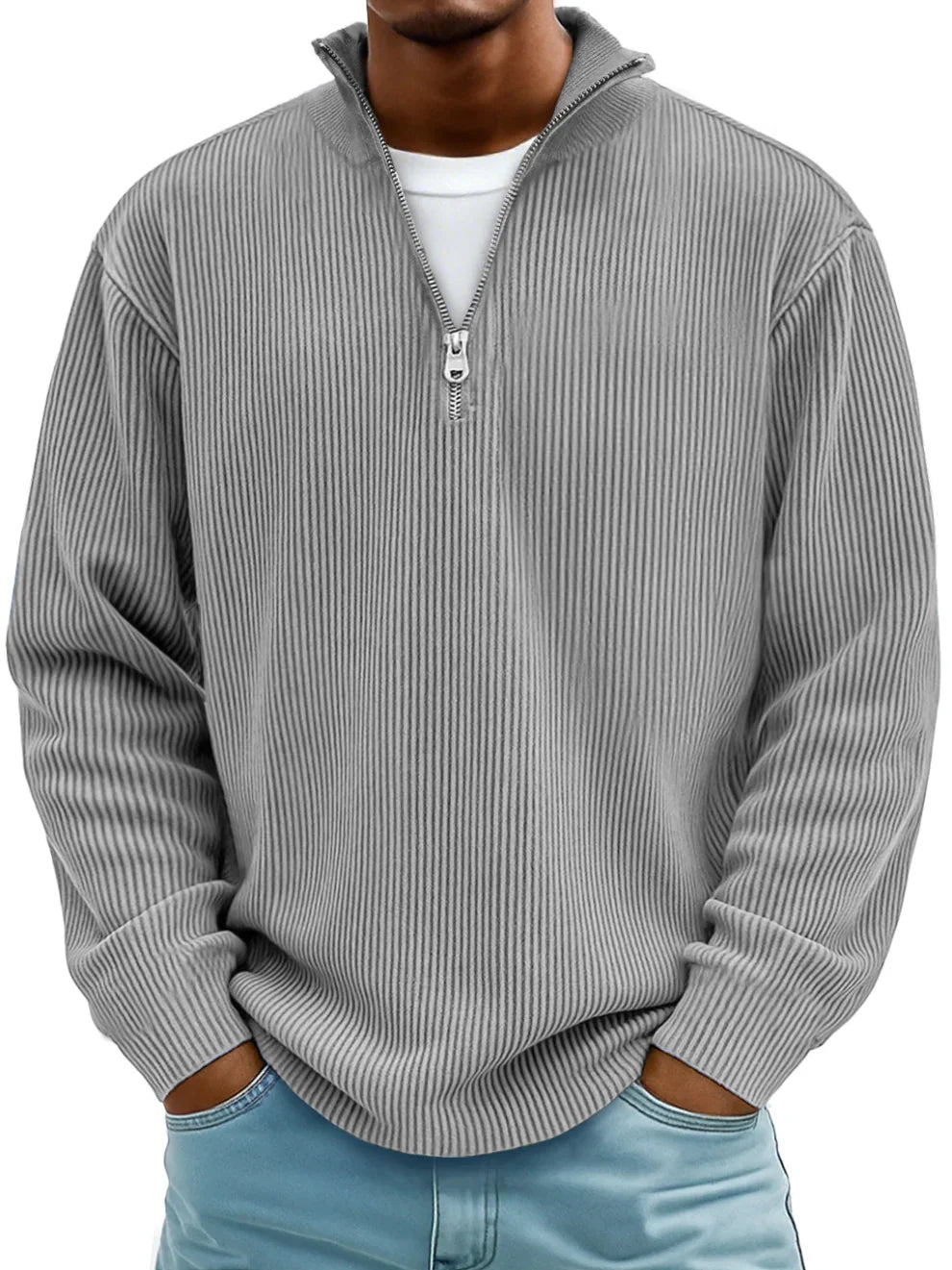 HENDERSON™ | Shape-Hold Half-Zip Knit