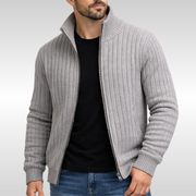 HENDERSON™ | Ribbed Zip Cardigan