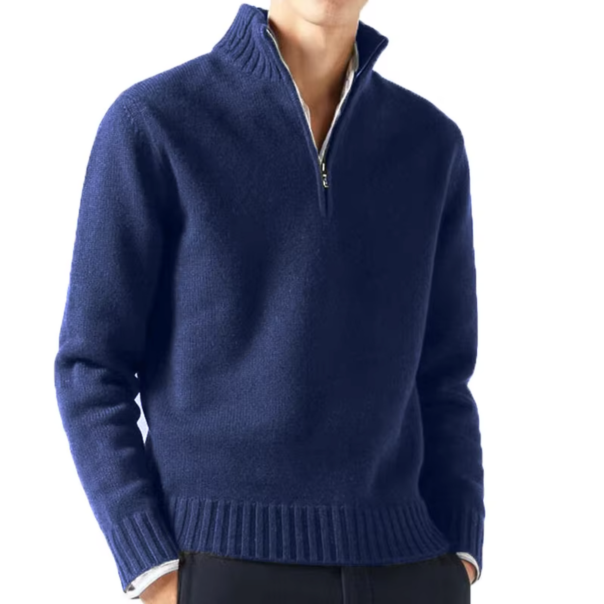 HENDERSON™ | Wool Half-Zip Turtleneck