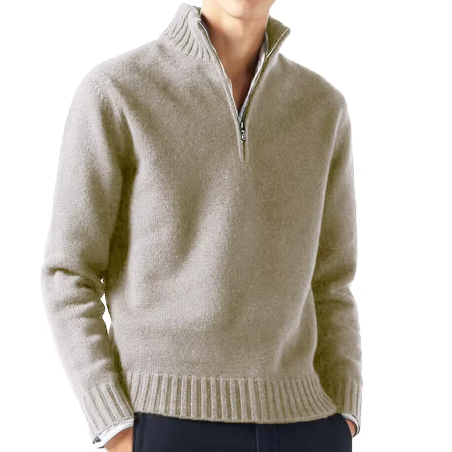 HENDERSON™ | Wool Half-Zip Turtleneck