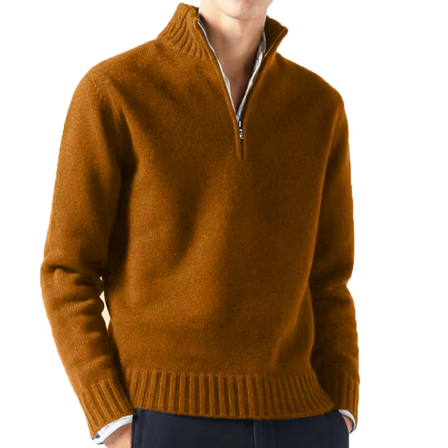 HENDERSON™ | Wool Half-Zip Turtleneck