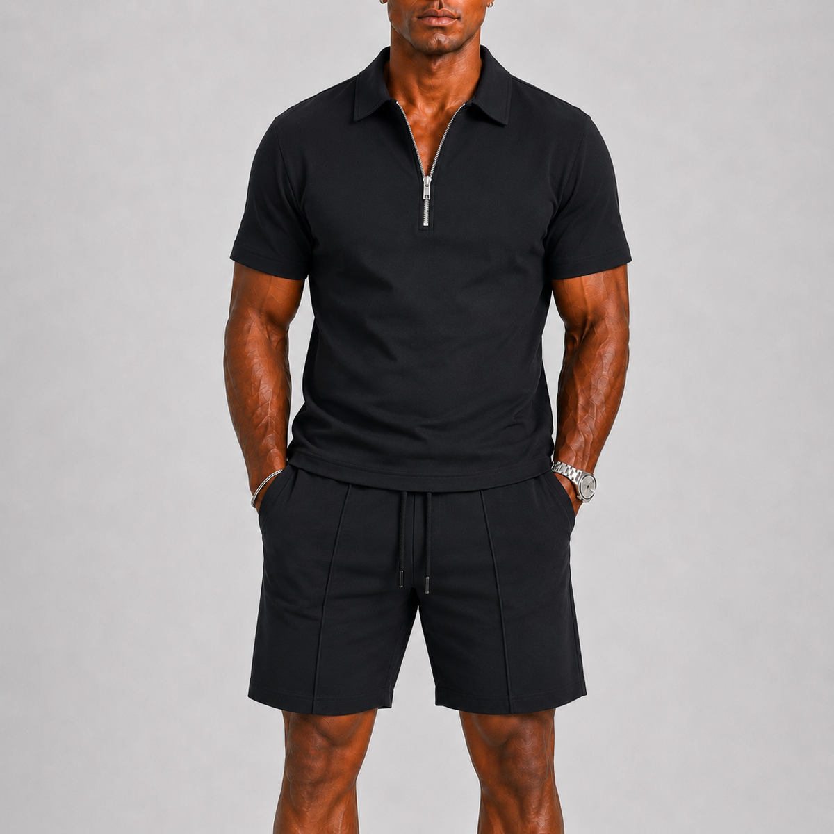 HENDERSON™ | Zip Polo Set