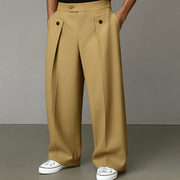 HENDERSON™ | Pleated Button Trousers
