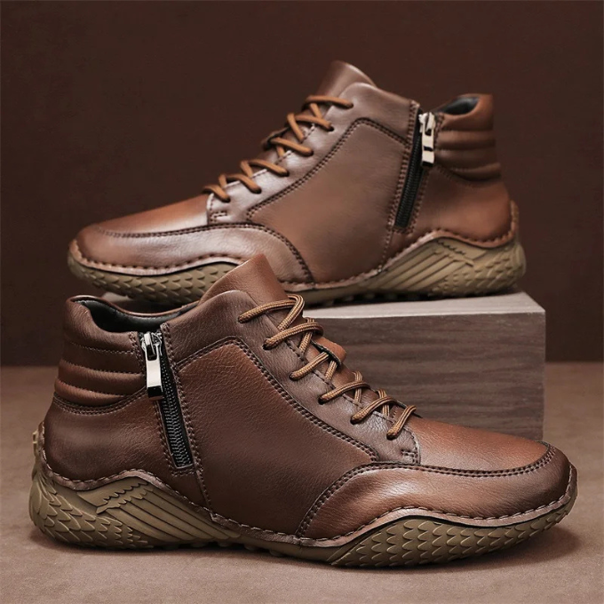 HENDERSON™ | LEATHER ANKLE BOOTS