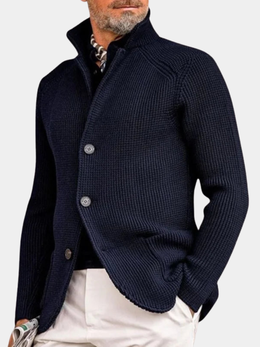HENDERSON™ | Military-Knit Cardigan