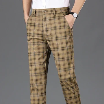 HENDERSON™ | Cotton Check Trousers