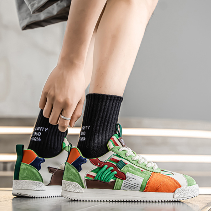 HENDERSON™ | Retro Color-Block Trainers