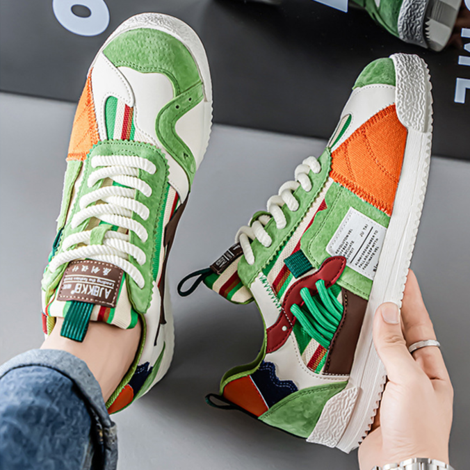 HENDERSON™ | Retro Color-Block Trainers