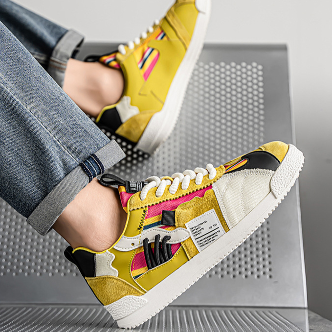 HENDERSON™ | Retro Color-Block Trainers