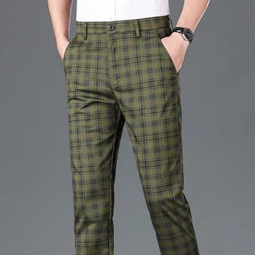 HENDERSON™ | Cotton Check Trousers