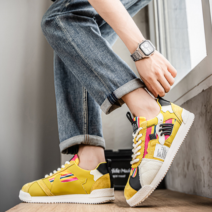 HENDERSON™ | Retro Color-Block Trainers