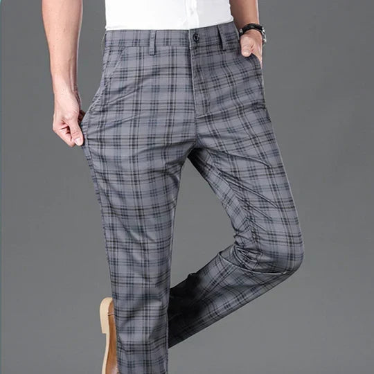 HENDERSON™ | Cotton Check Trousers