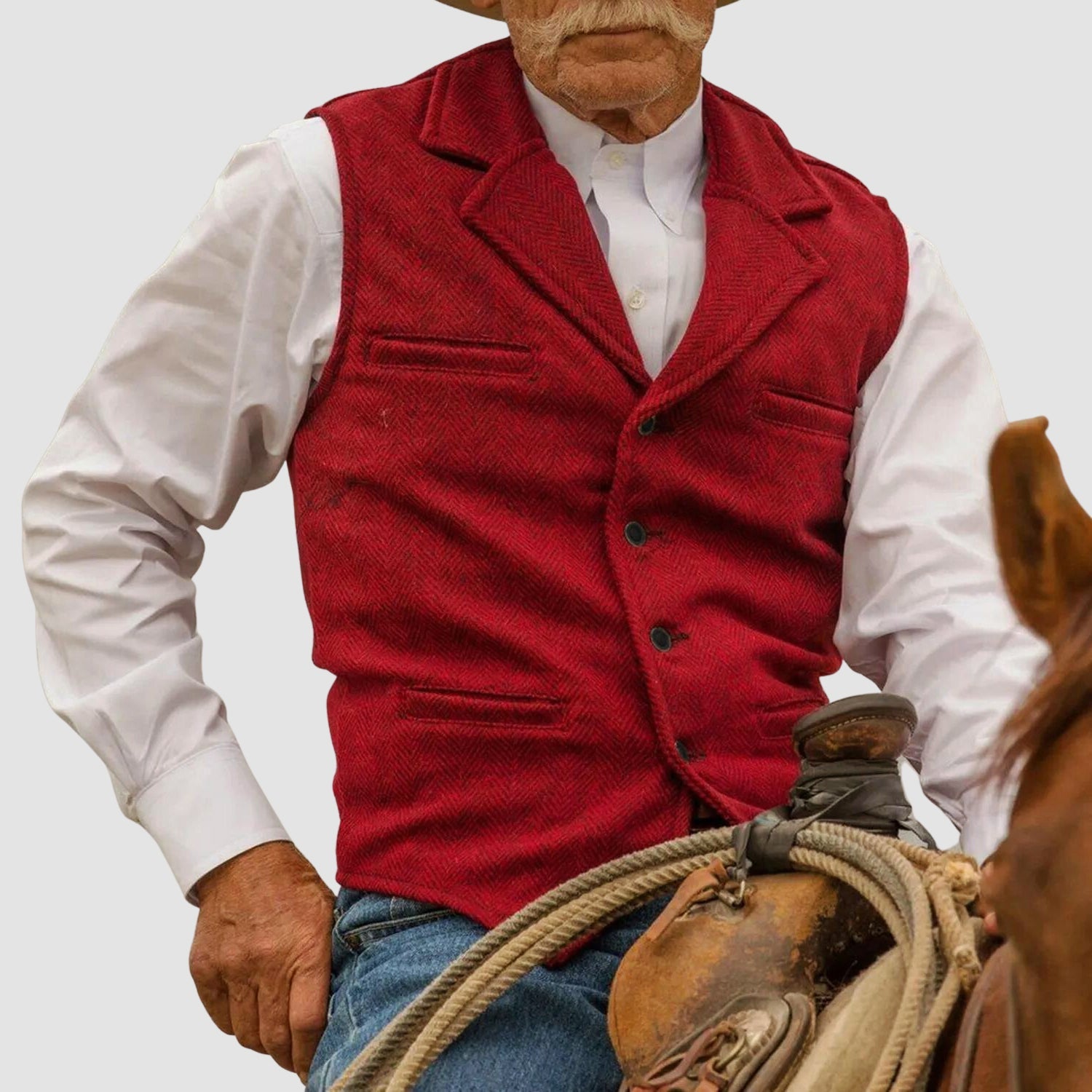HENDERSON™ | Men's Western-Inspired Cotton Vest