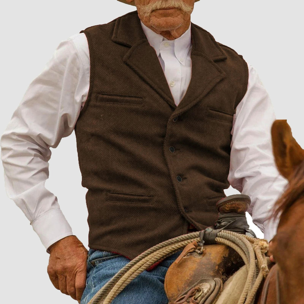 HENDERSON™ | Men's Western-Inspired Cotton Vest