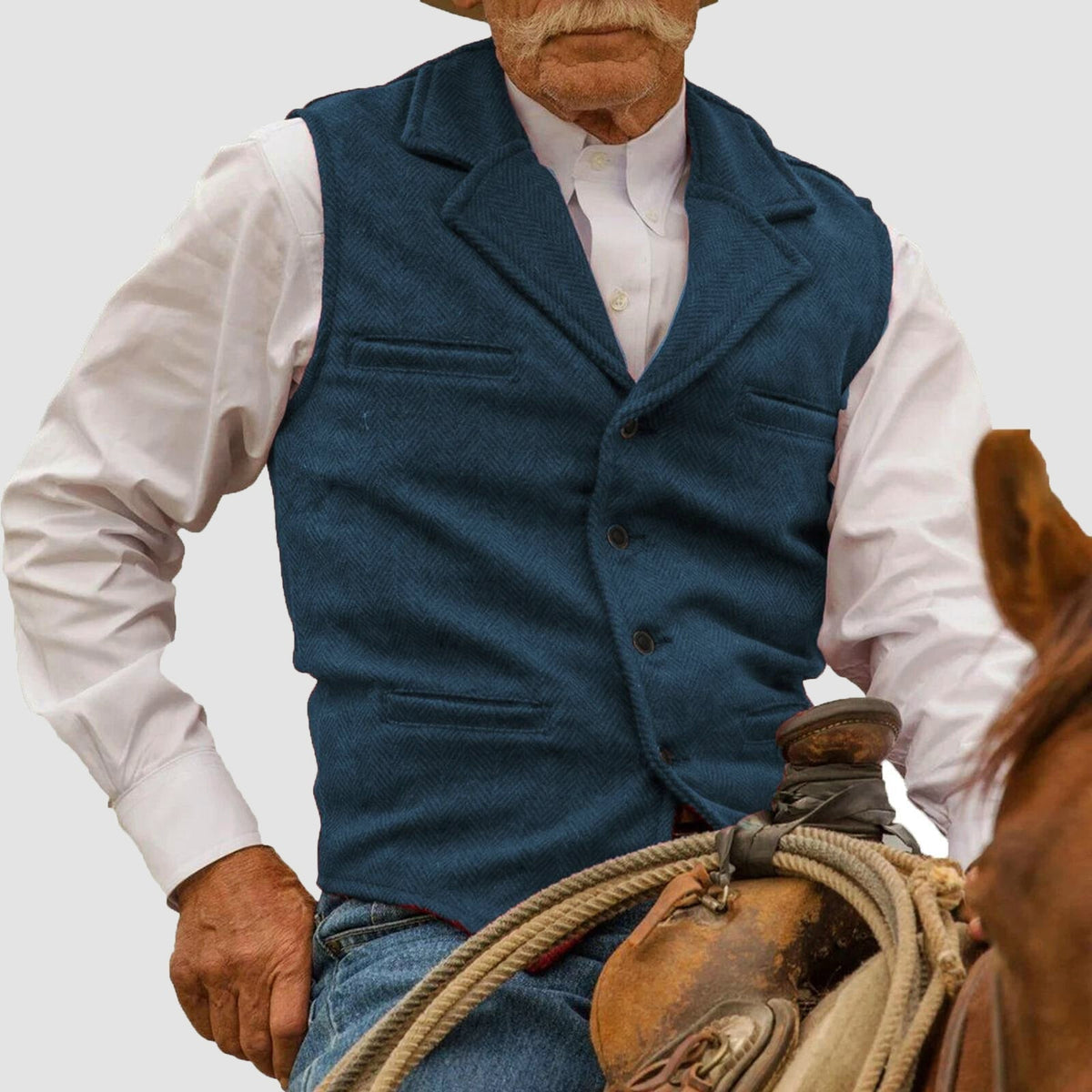 HENDERSON™ | Men's Western-Inspired Cotton Vest