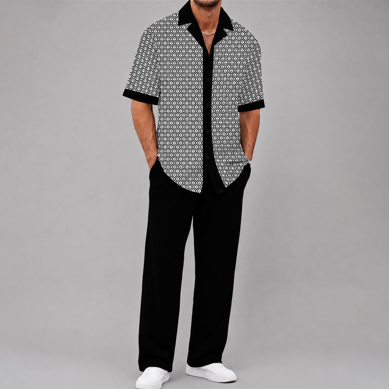HENDERSON™ | Men's Geometric Two-Piece Set