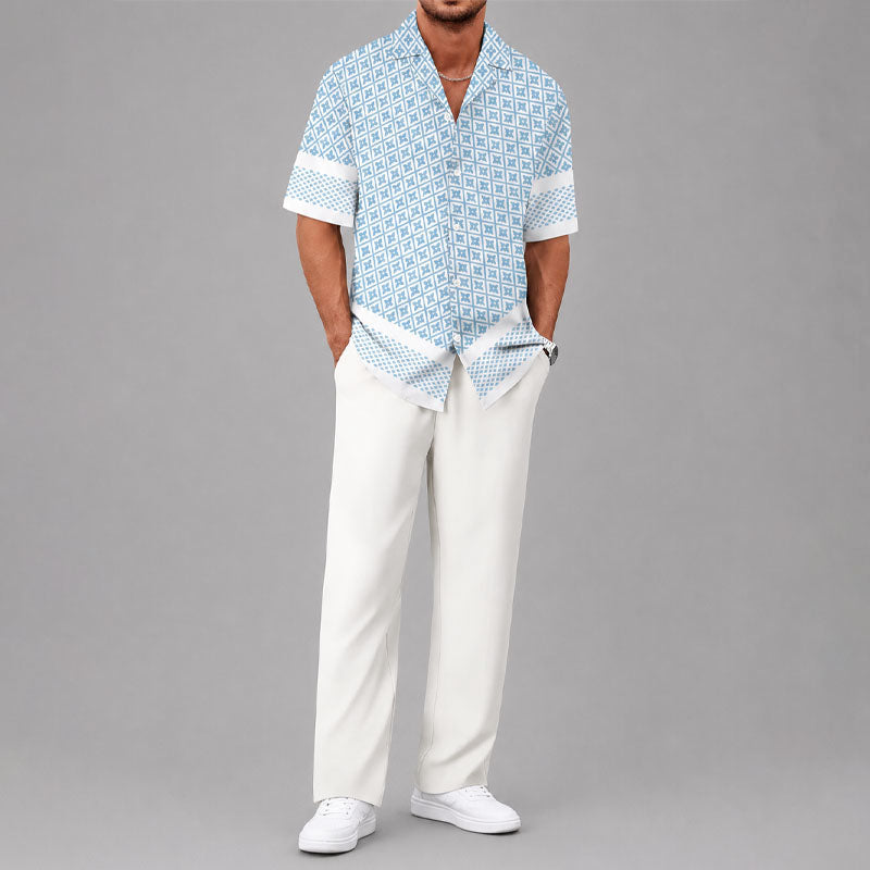 HENDERSON™ | Men's Geometric Two-Piece Set