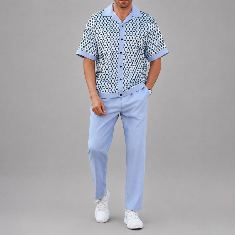 HENDERSON™ | Men's Geometric Two-Piece Set