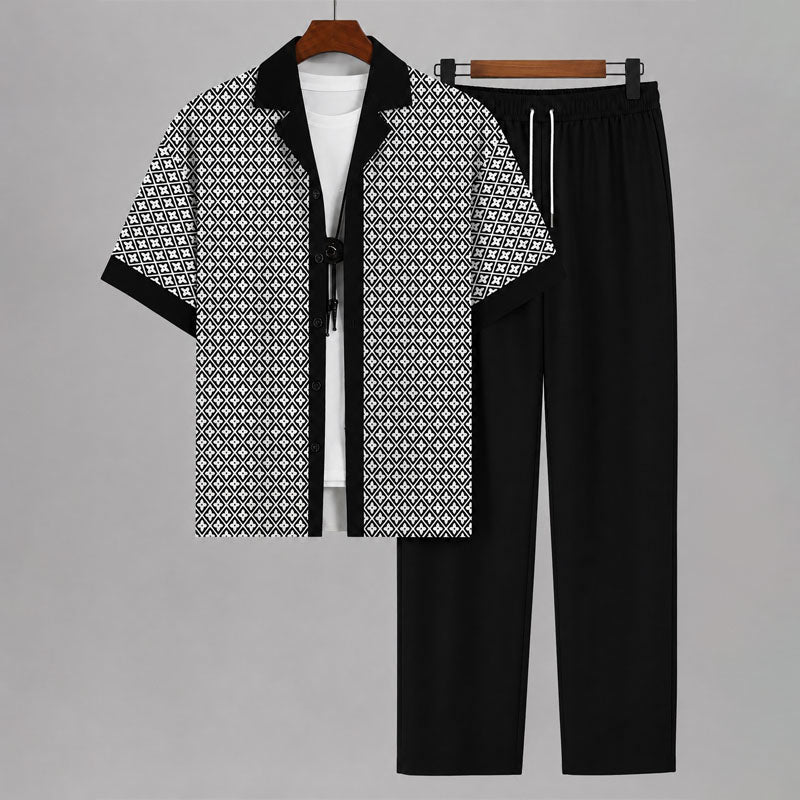 HENDERSON™ | Men's Geometric Two-Piece Set
