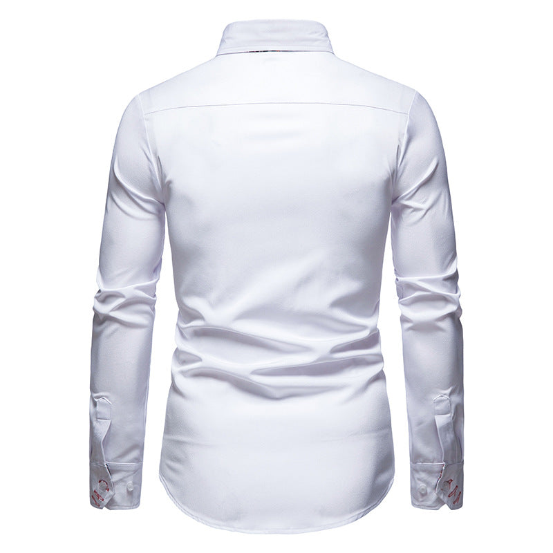 HENDERSON™ | Paisley-Trim Shirt