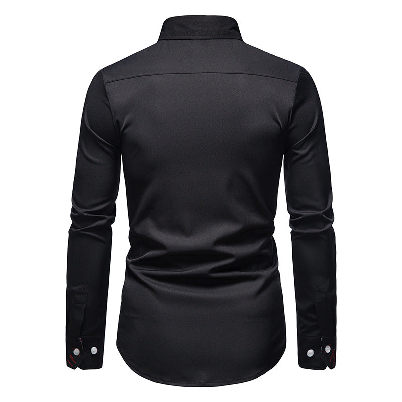 HENDERSON™ | Paisley-Trim Shirt