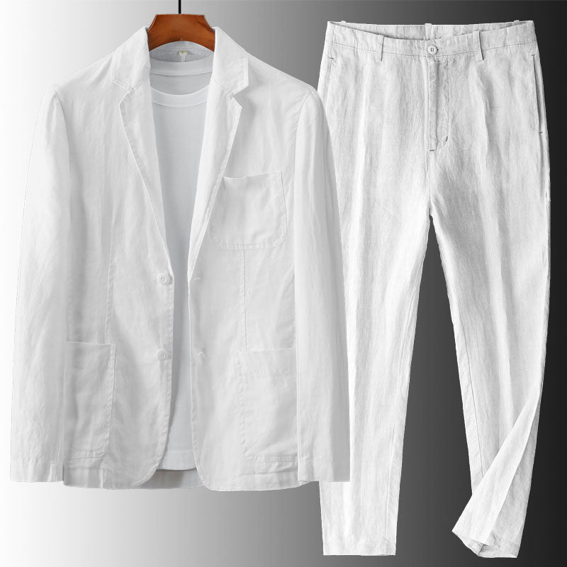 HENDERSON™ | Men's Linen Blazer & Trousers Set