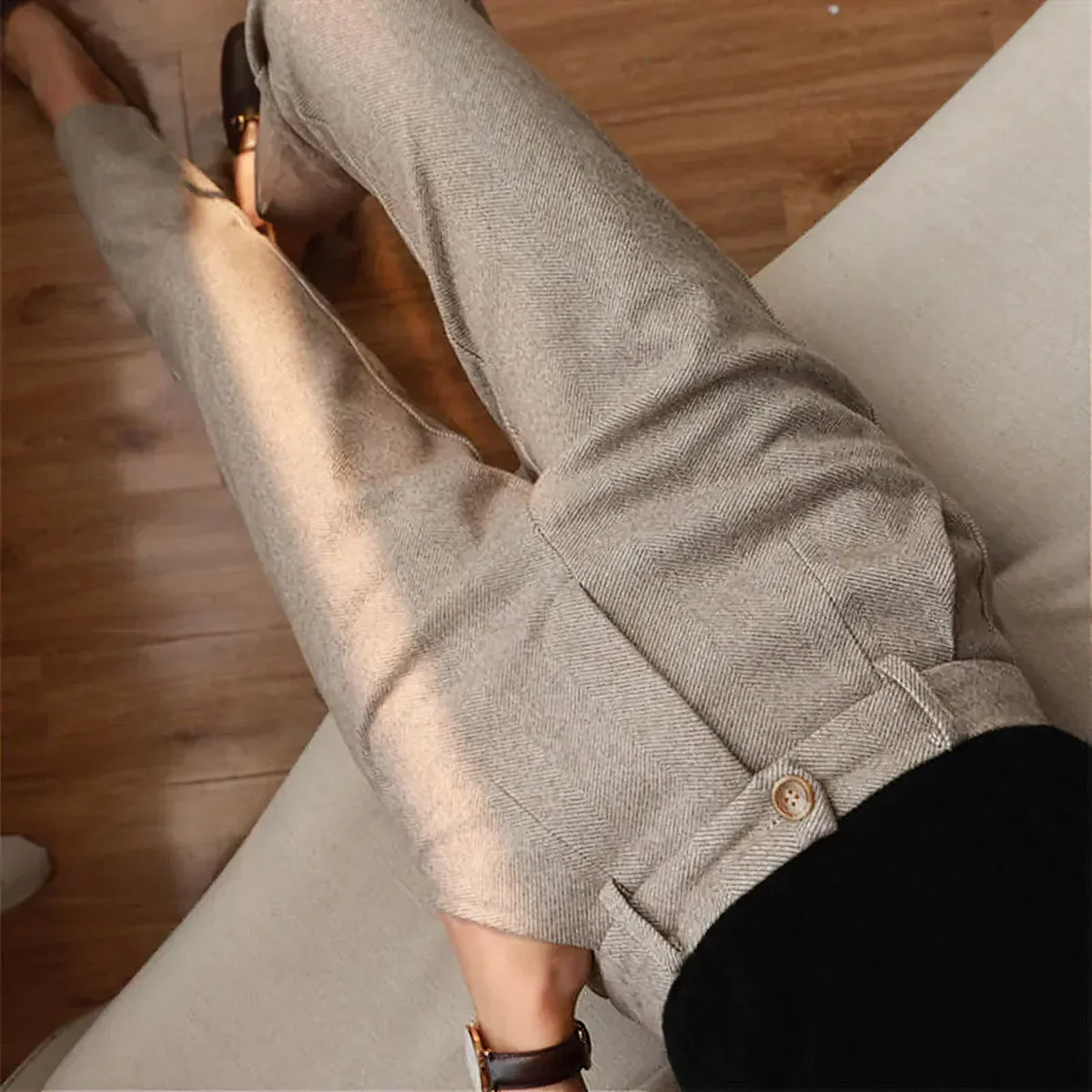 HENDERSON™ | Elegant Pure Wool Tailored Trousers