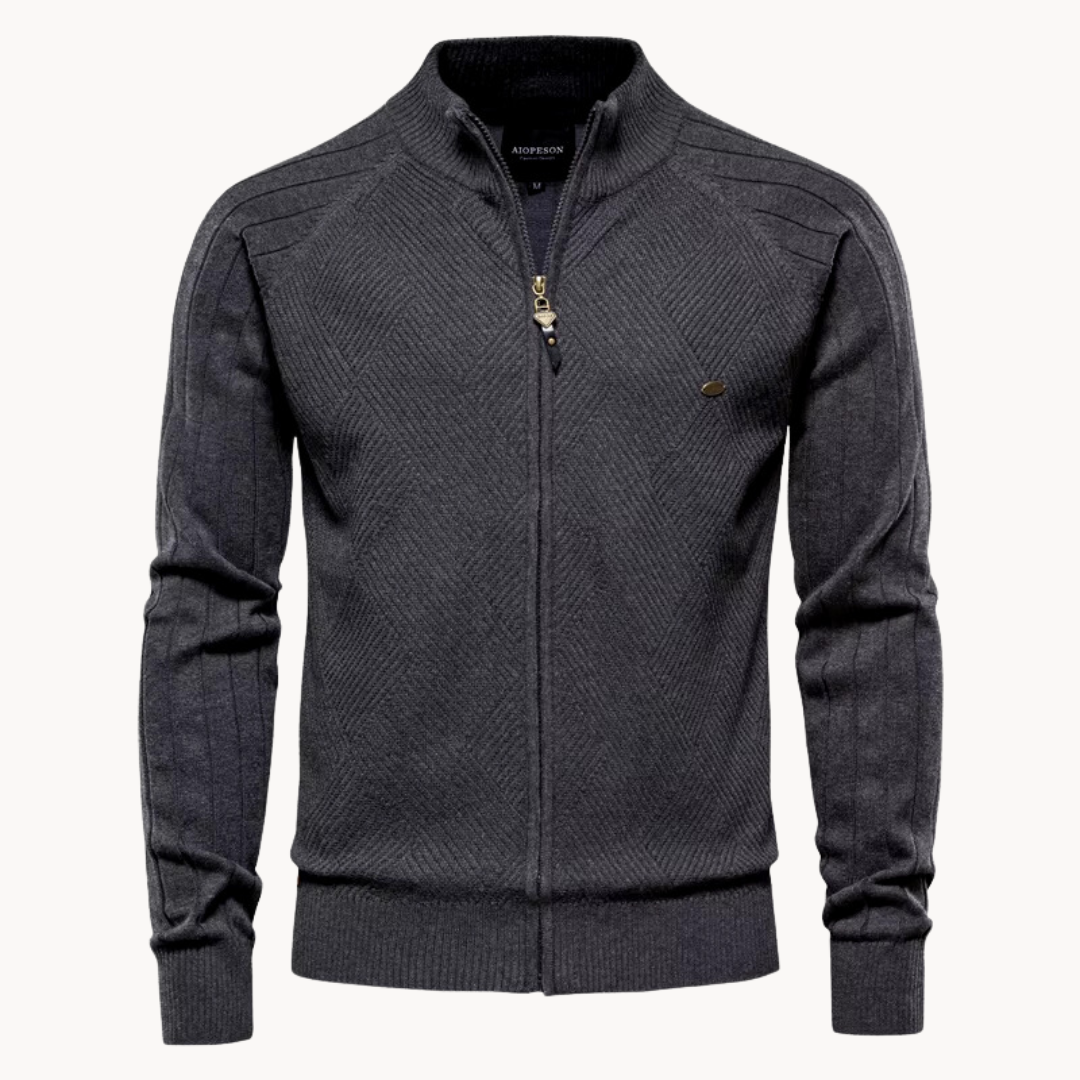 HENDERSON™ | Zip-Up Knit Jacket