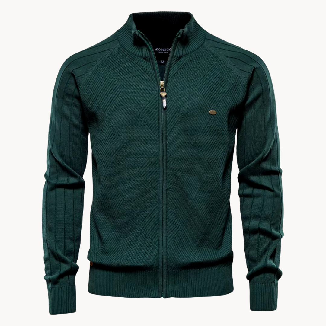 HENDERSON™ | Zip-Up Knit Jacket
